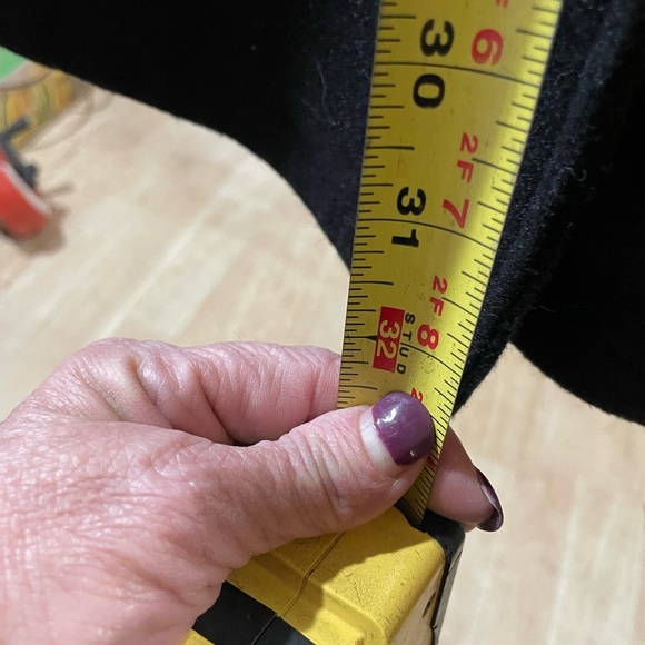 Shein Women's Casual Black Woolen Long Coat size large - Picture 4 of 5